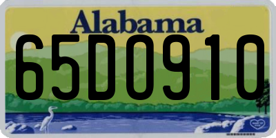 AL license plate 65DO910