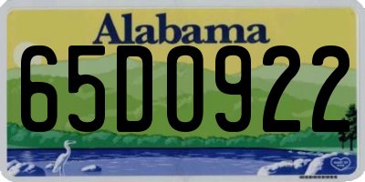 AL license plate 65DO922
