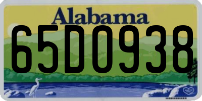 AL license plate 65DO938