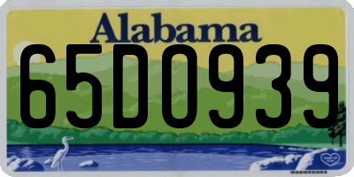 AL license plate 65DO939