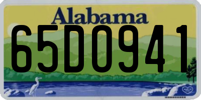 AL license plate 65DO941