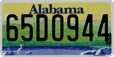 AL license plate 65DO944