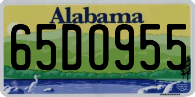 AL license plate 65DO955