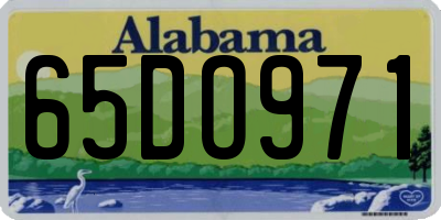 AL license plate 65DO971