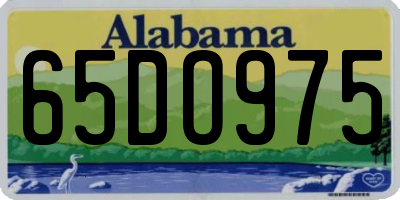 AL license plate 65DO975