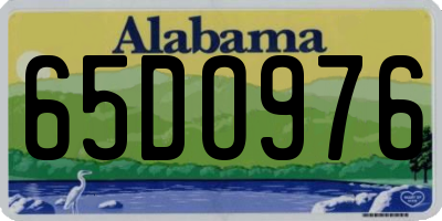 AL license plate 65DO976