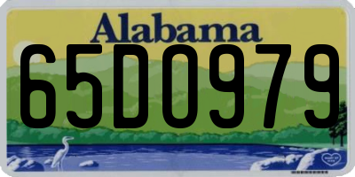 AL license plate 65DO979