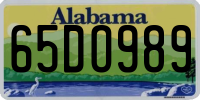 AL license plate 65DO989