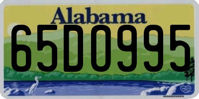 AL license plate 65DO995