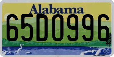 AL license plate 65DO996
