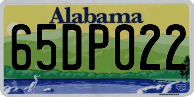 AL license plate 65DP022
