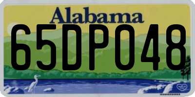 AL license plate 65DP048