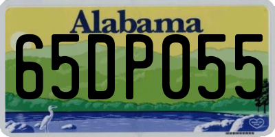 AL license plate 65DP055