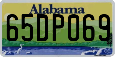 AL license plate 65DP069