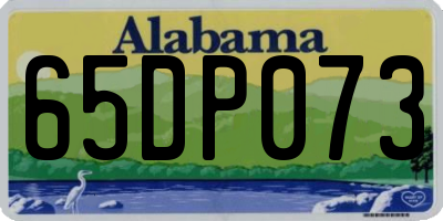 AL license plate 65DP073