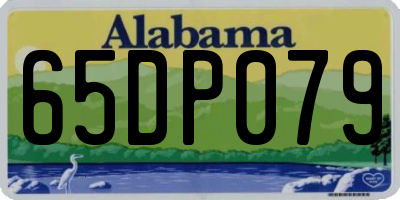 AL license plate 65DP079