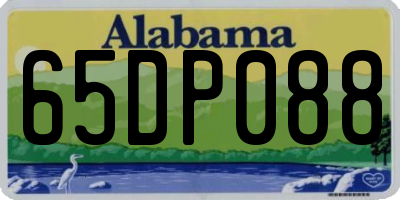 AL license plate 65DP088