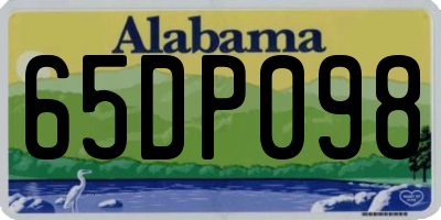 AL license plate 65DP098