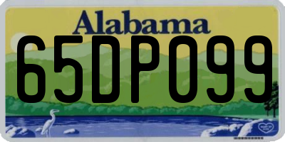 AL license plate 65DP099