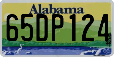 AL license plate 65DP124