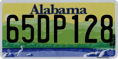 AL license plate 65DP128
