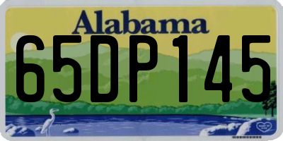 AL license plate 65DP145