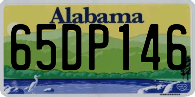 AL license plate 65DP146