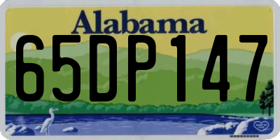 AL license plate 65DP147