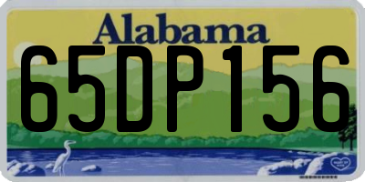 AL license plate 65DP156