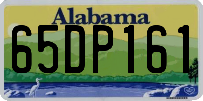 AL license plate 65DP161