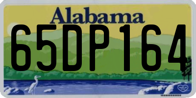 AL license plate 65DP164