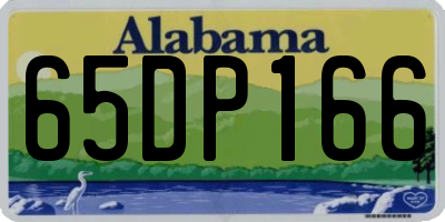 AL license plate 65DP166