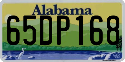AL license plate 65DP168
