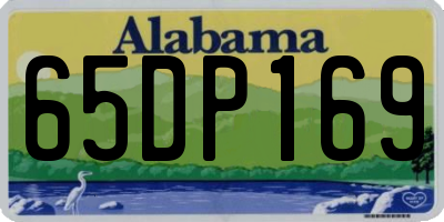 AL license plate 65DP169