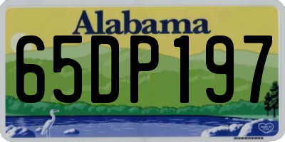AL license plate 65DP197