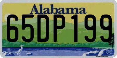 AL license plate 65DP199