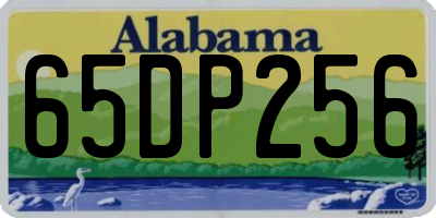 AL license plate 65DP256