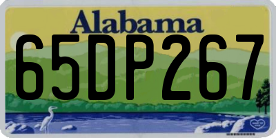AL license plate 65DP267