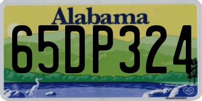 AL license plate 65DP324