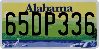 AL license plate 65DP336
