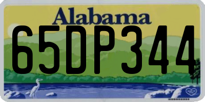 AL license plate 65DP344
