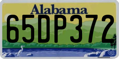 AL license plate 65DP372
