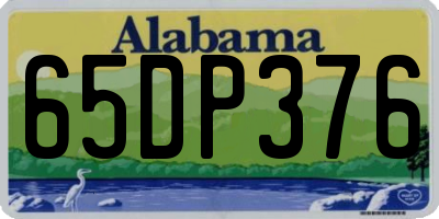 AL license plate 65DP376