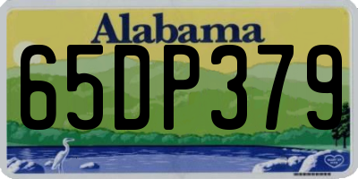 AL license plate 65DP379