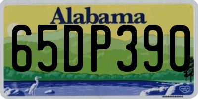 AL license plate 65DP390