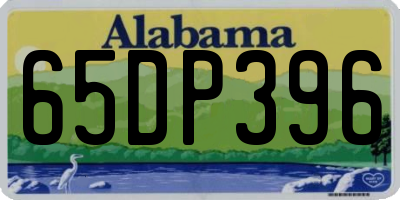 AL license plate 65DP396
