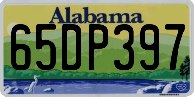AL license plate 65DP397