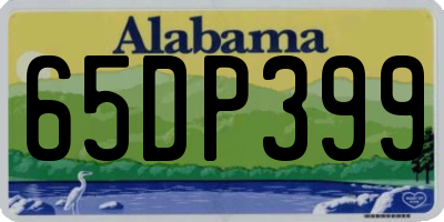 AL license plate 65DP399