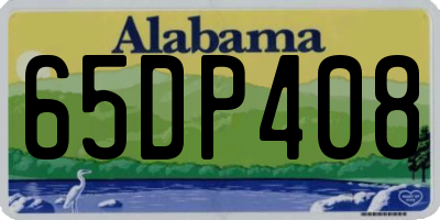 AL license plate 65DP408
