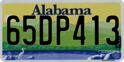 AL license plate 65DP413